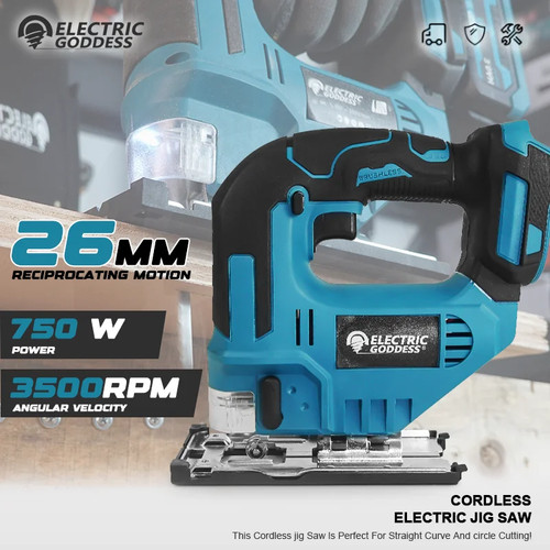 Sega curva elettrica cordless - curva,